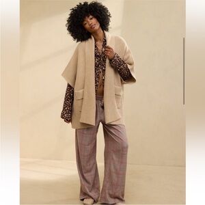 Aerie Shawl Collar Sweater Cape